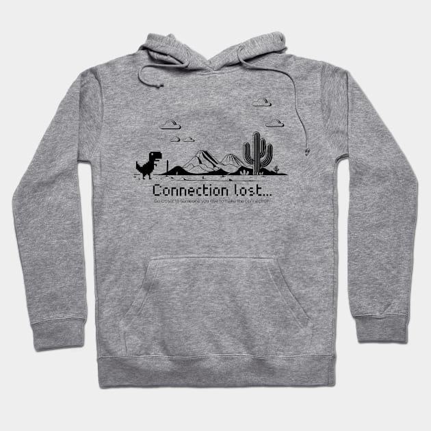 Love Connection Lost Hoodie by Print Boulevard